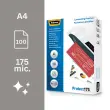 100 Pochettes de plastification brillantes - A4 - 175µ - Fellowes