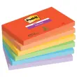 6 Blocs notes Super Sticky Collection Playful - 76 x 127 mm - 90 feuilles - Post-It 
