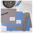 10 Feuilles A4 soit 80 étiquettes blanches coins carrés 105x74 mm