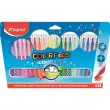 Feutre de coloriage MAPED COLORPEPS pointe moyenne - encre lavable - coloris assortis - lot de 24