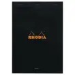 Bloc-notes A4 - Noir - 80 feuilles - RHODIA