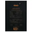 Bloc-notes A4 - Noir - 80 feuilles - RHODIA