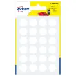 Sachet de 216 pastilles blanches autocollantes diam 15 mm