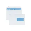 200 Enveloppes blanches C5 100g fenêtre 45x100mm bande de protection