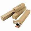 10 Tubes carr&eacute;s en carton 100,8 x 10,8 x 10,8 cm 