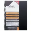 Cahier polypropyl&egrave;ne - 160 pages - A4+ 5x5 - noir - RHODIA 