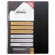 Cahier polypropyl&egrave;ne - 160 pages - A4+ 5x5 - noir - RHODIA 
