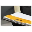 Cahier couverture carton 160 pages A4+5x5. Noir