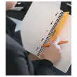 Cahier couverture carton - 160 pages A4+lign&eacute; - Noir - RHODIA 