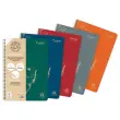 Cahier recyclé à spirales pages A4 ligné.
