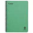 Cahier recyclé à spirales pages A5 5x5.