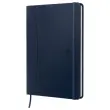 Cahier Signature broch&eacute; A5 160 pages 5x5. Bleu 