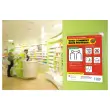 5 Pochettes d'affichage KANG EASY CLIC antimicrobiennes A4