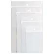 1000 Sachets neutres avec fermeture glissière 150 x 180 mm. Transparent.