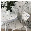 Chaise 4 pieds recyclée MAHAUT décor FLOREAL montée