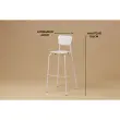 Tabouret haut MAHAUT décor FLOREAL monté