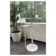 Table haute H110 recyclée MAHAUT ø64mm décor FLOREAL