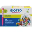Feutre GIOTTO pour textile - coloris assortis - lot de 48