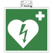 Panneau adh&eacute;sif D&eacute;fibrillateur 20cm - Vert 
