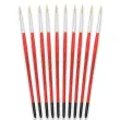 Brosse ronde n&deg;8 - OZ - en soie - peinture acrylique et &agrave; l'huile 
