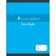 Cahier de brouillon CONQUERANT - 17x22cm - 96 pages Seyès - 60g - bleu