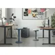 Bureau BERNE électrique 160 x 80 blanc/alu