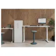 Bureau BERNE électrique 160 x 80 blanc/blanc