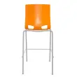 Tabouret haut FONDO HOCKER polypropyl&egrave;ne orange 