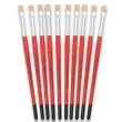 Brosse plate n°8 - OZ - en soie - peinture acrylique et à l'huile