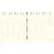 Agenda semainier Meline - 15 x 17 cm - Vert d'eau - Septembre à décembre - EXACOMPTA