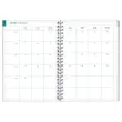 Agenda semainier spirale All in one - 15x21cm - rose- Janvier &agrave; d&eacute;cembre - EXACOMPTA 