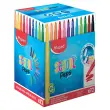 Feutre de coloriage MAPED COLORPEPS pointe moyenne - encre lavable - coloris assortis - lot de 72