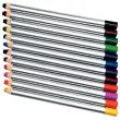 Crayon de couleur gros module O'COLOR- mine 8mm - coloris assortis - lot de 12 