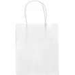 Sac en papier kraft 110 g Folia - 18 x21 x8 cm - blanc - lot de 20 