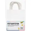 Sac en papier kraft 110 g Folia - 18 x21 x8 cm - blanc - lot de 20 