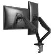 Bras porte-écran double articulé Ergo Line Noir