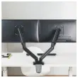 Bras porte-écran double articulé Ergo Line Noir