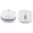 Kit clavier et souris sans fil Classy - 13 raccourcis multim&eacute;dias - R&eacute;cepteur USB unique - Blanc - T'nB 