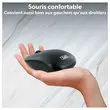 Kit clavier et souris sans fil Classy - 13 raccourcis multimédias - Récepteur USB unique - Noir - T'nB