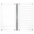 Cahier spirale Oxford Task Manager 14,1 x 24,6 cm 230 pages 