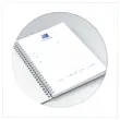 Cahier Flowers 14,8 x 21 cm - 5x5margé -120 pages - OXFORD