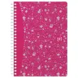 Cahier Flowers 14,8 x 21 cm - 5x5margé -120 pages - OXFORD