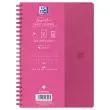 Cahier Signature broch&eacute; A5 160 pages 5x5. Fuchsia 