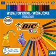 Crayon de couleur - BIC EVOLUTION KIDS - coloris assortis - lot de 144 