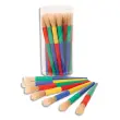 Brosses rondes maternelle - OCOLOR - en soie - Lot de 30