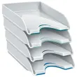 4 Corbeilles &agrave; courrier - Nuance - CEP 