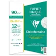Papier calque A4 CLAIREFONTAINE - 90g - lot de 12