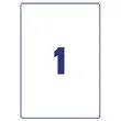 100 Planches d'&eacute;tiquettes 199,6x289,1 mm 100&eacute;tiq/bo&icirc;te 
