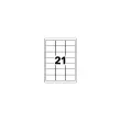 15 Planches d'&eacute;tiquettes 63,5x38,1 mm 315&eacute;tiq/bo&icirc;te 