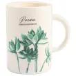 6 Mugs Botanique de 40 cl en porcelaine